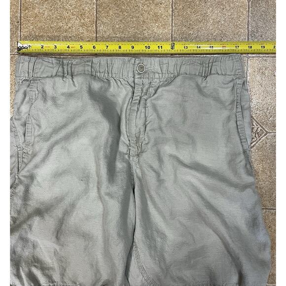 Tommy Bahama Men’s Sz XL Linen Blend Beach Shorts Beige Vacation Casual Wear - Picture 3 of 12